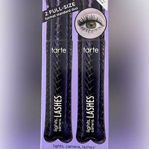 Set of 2 ~ Tarte Lights, Camera, LASHES 4-1 Mascara NWT